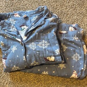 Polar Bear Snow Pajama Set